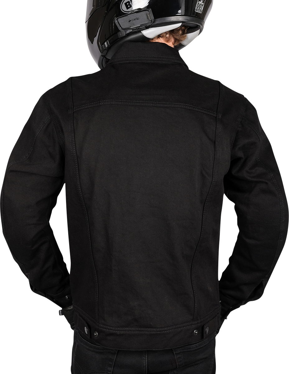 THRASHIN SUPPLY CO. Highway v2 Denim Riding Jacket - Black - Large TMJ-10-10