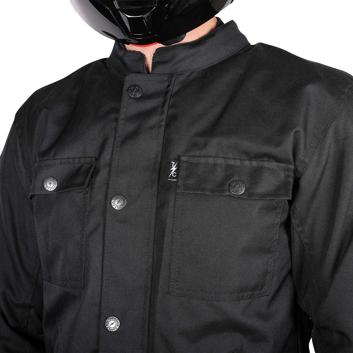 THRASHIN SUPPLY CO. Atlas v2 Riding Jacket - Black - Large TMJ-09-10