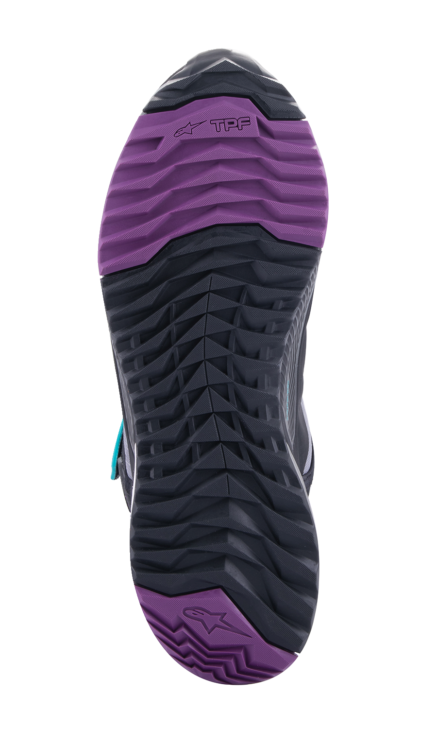 ALPINESTARS Stella CR-X Drystar Shoes - Black/Gray/Teal/Purple - US 11 2611523137011
