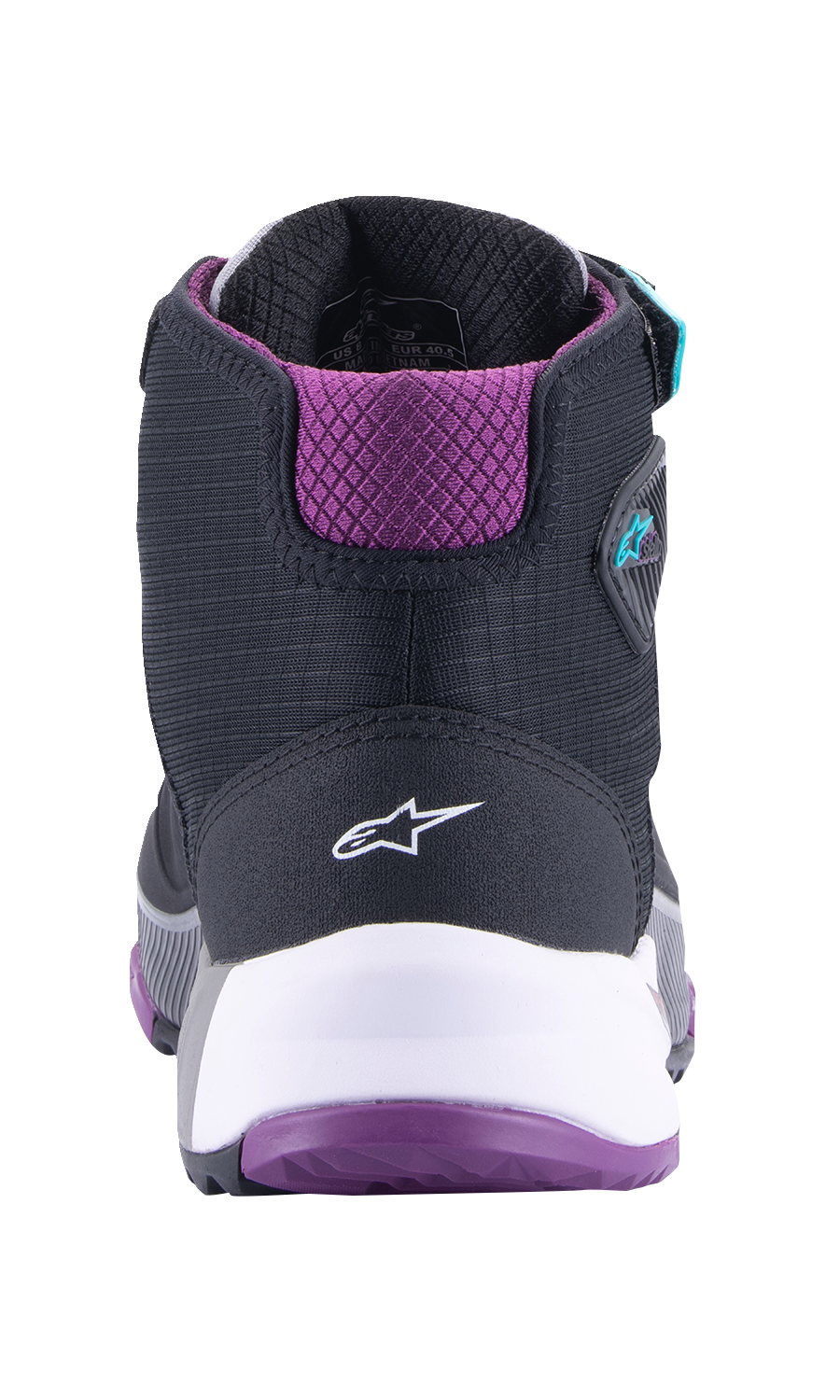 ALPINESTARS Stella CR-X Drystar Shoes - Black/Gray/Teal/Purple - US 9.5 2611523137095