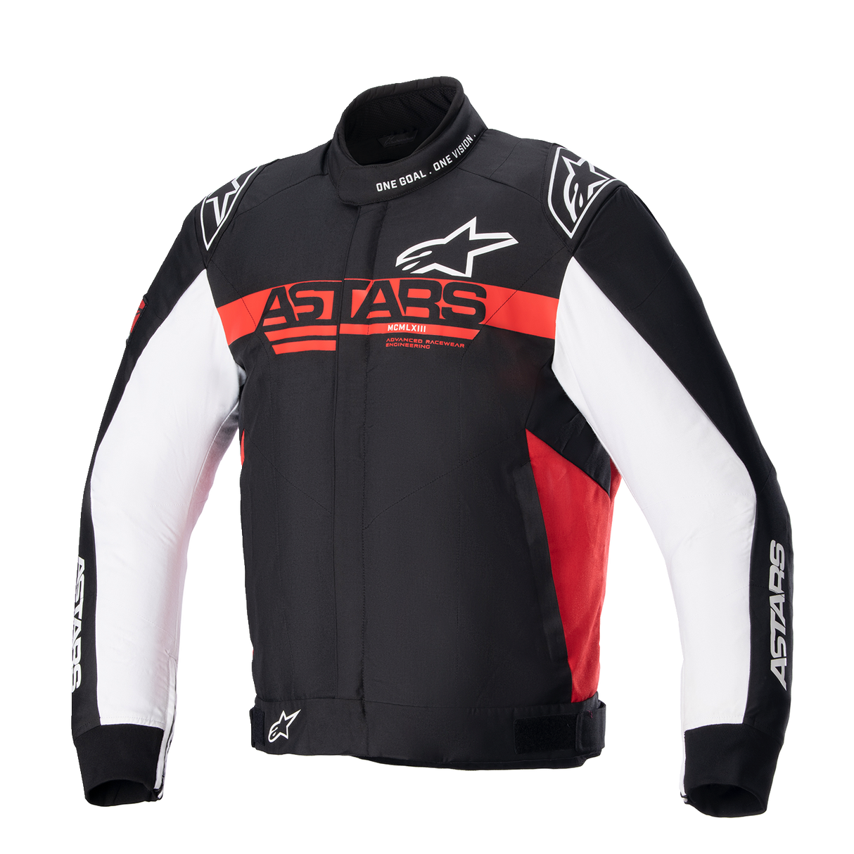 ALPINESTARS Monza Sport Jacket - Black/Red/White - Large 3306723-1342-L