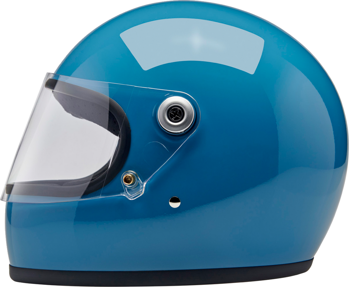 bitwell solid blue motorcycle helmet BILTWELL Gringo S - Gloss Dove Size:25 litres 📷 AGV K6 GoPro phone model:iPhone 15 Pro Max Case perfect for aftermarket drop