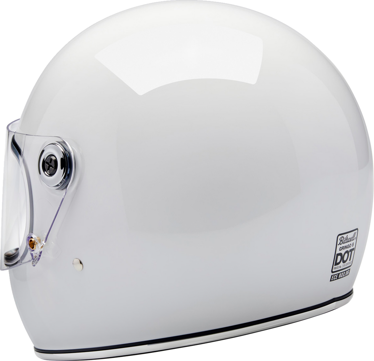 BILTWELL Gringo S Helmet - Gloss White - Large 1003-104-504