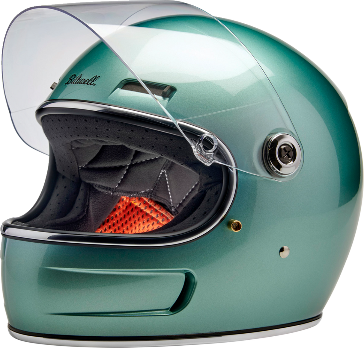 BILTWELL Gringo SV Helmet - Metallic Seafoam - Large 1006-313-504