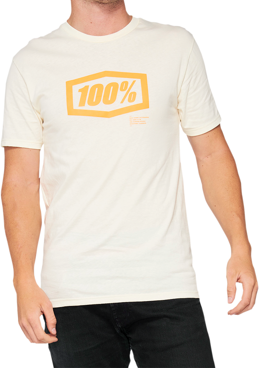Essential T-Shirt - Chalk/Orange - XL