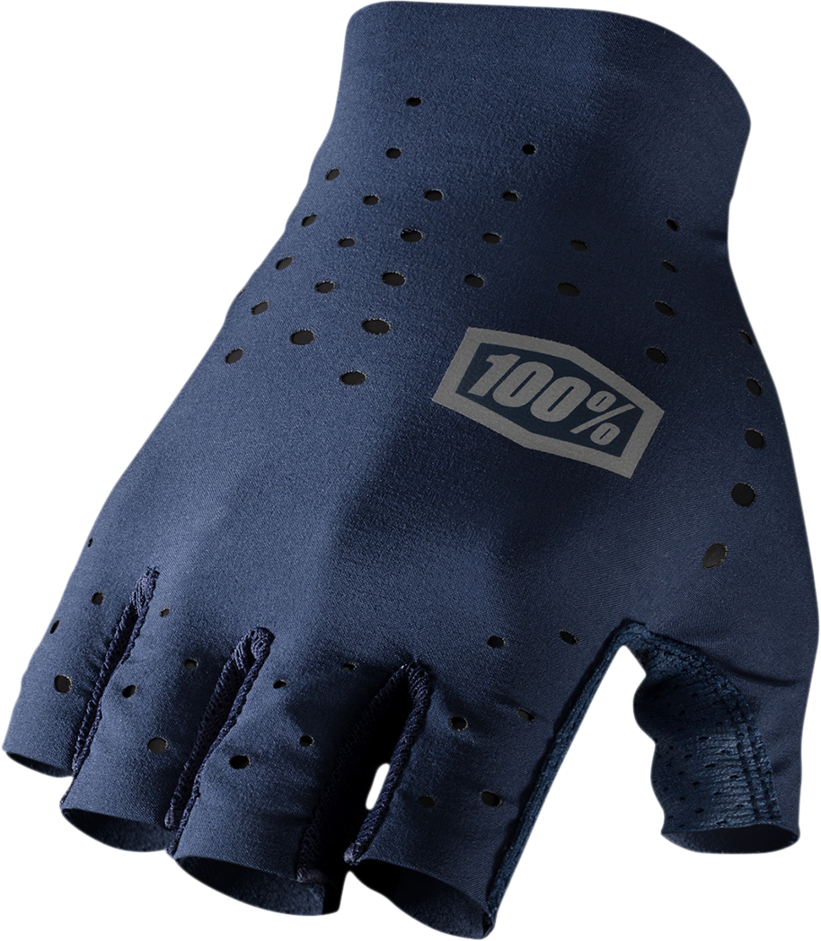 Sling Short Finger Gloves - Navy - Medium