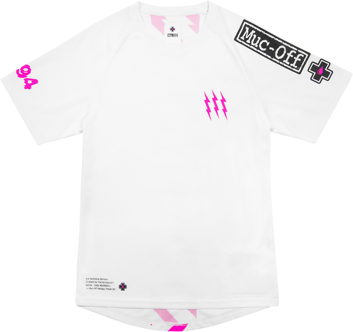 Riders Short-Sleeve Jersey - White - XL