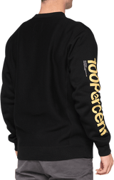 100% Rend Long-Sleeve Fleece - Black - Medium 36041-001-11 - Electrek Moto