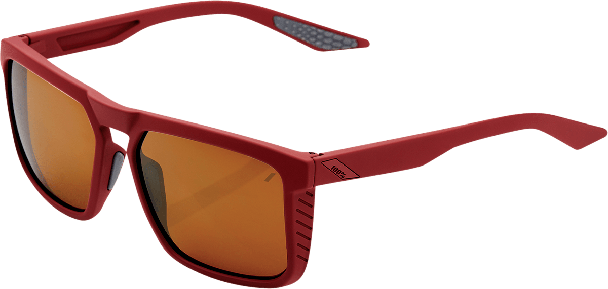 100% Renshaw Glasses - Crimson - Bronze 61038-392-73 - Electrek Moto