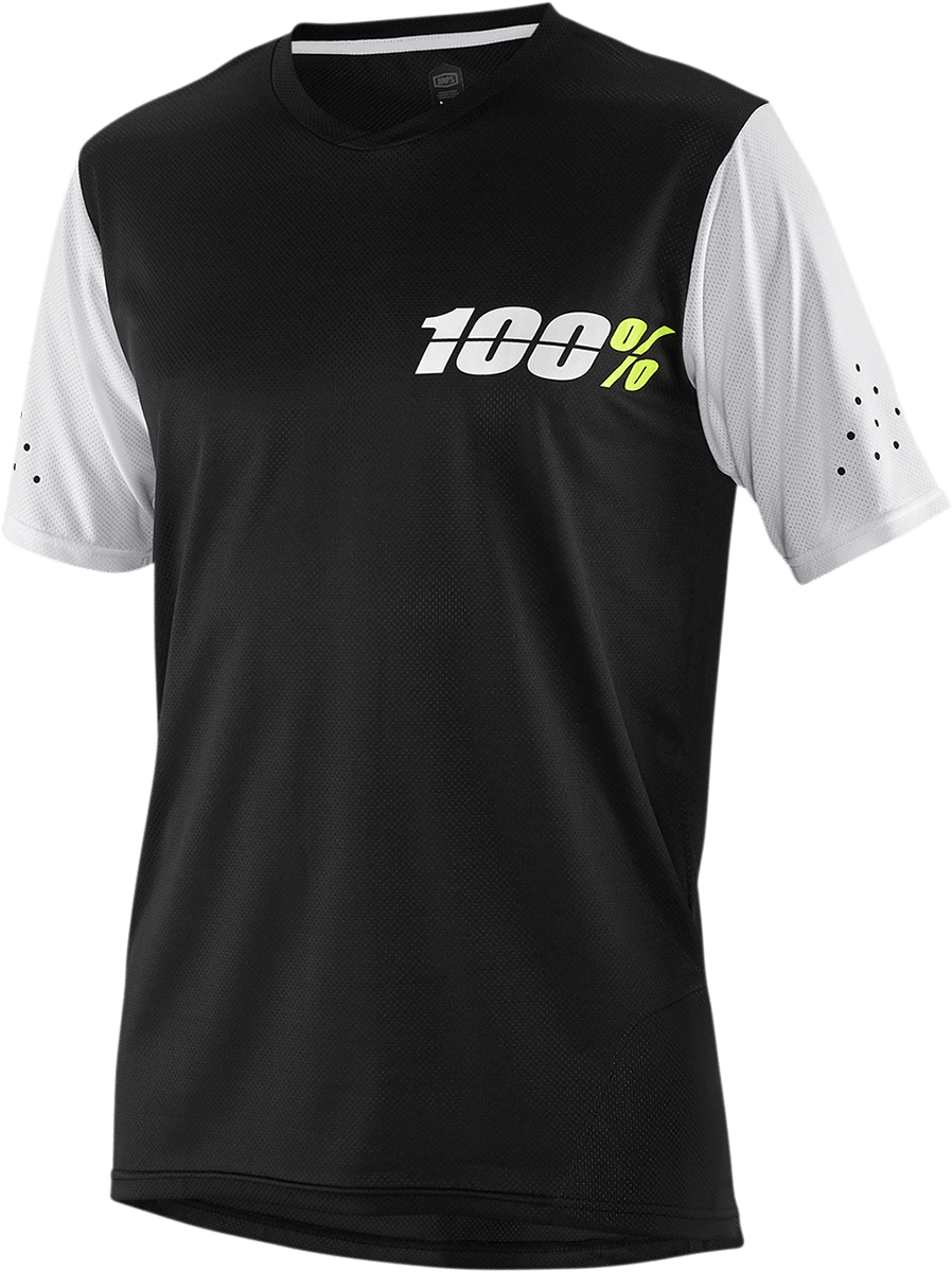 100% Ridecamp Jersey - Short-Sleeve - Black - Small 41401-001-10 - Electrek Moto