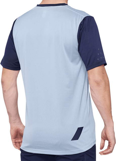 100% Ridecamp Jersey - Short-Sleeve - Blue/Navy - Medium 40027-00011 - Electrek Moto