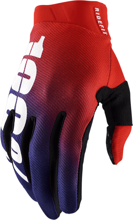 100% Ridefit KORP Gloves - XL 10010-00013 - Electrek Moto