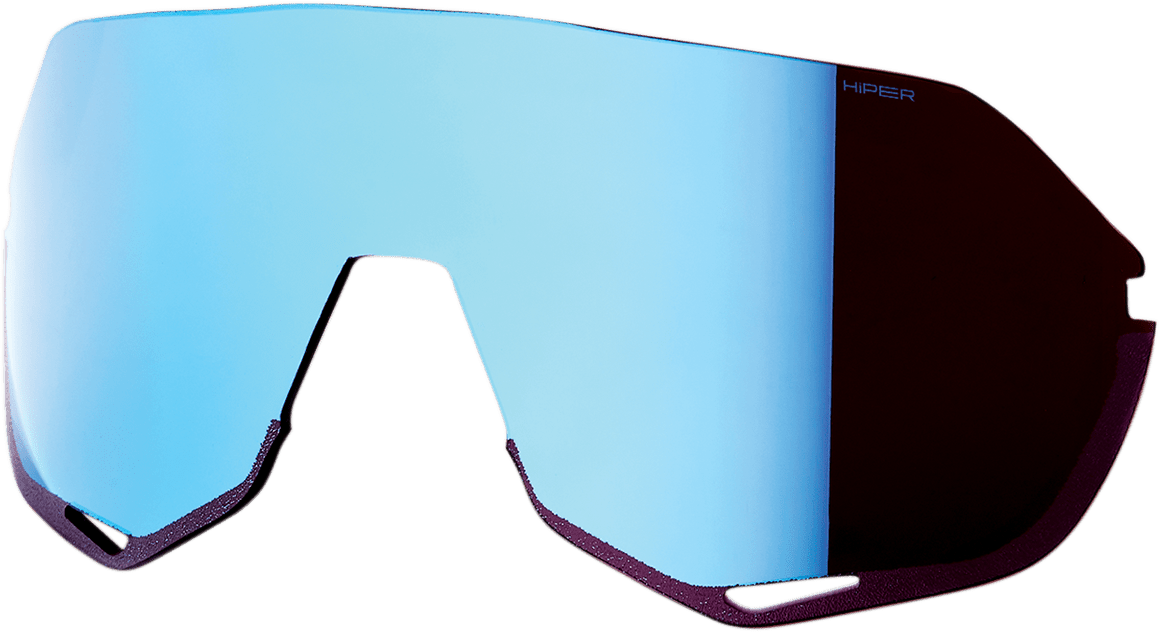 100% S2 Lens - Blue Mirror 69029-00001 - Electrek Moto