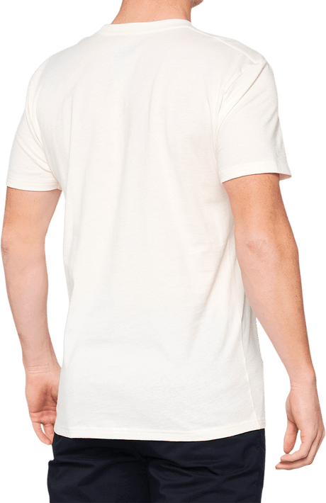 100% Scroll T-Shirt - Chalk - Large 35021-396-12 - Electrek Moto