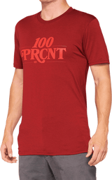 100% Searles Tech T-Shirt - Brick - Small 35027-068-10 - Electrek Moto
