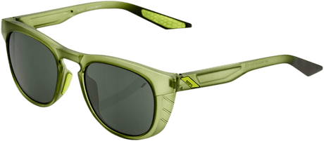 100% Slent Sunglasses - Olive - Gray Green 61035-296-74 - Electrek Moto