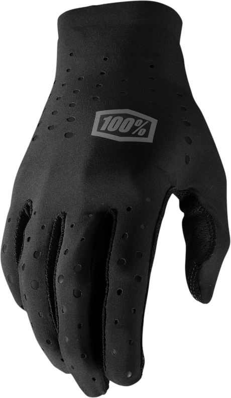 100% Sling MTB Gloves - Black - XL 10019-00003 - Electrek Moto