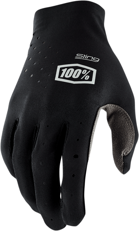 100% Sling MX Gloves - Black - 2XL 10023-00004 - Electrek Moto