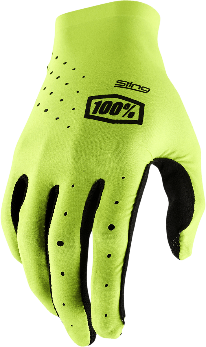 100% Sling MX Gloves - Fluorescent Yellow - 2XL 10023-00009 - Electrek Moto