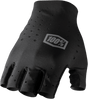 100% Sling Short Finger Gloves - Black - Medium 10021-00001 - Electrek Moto