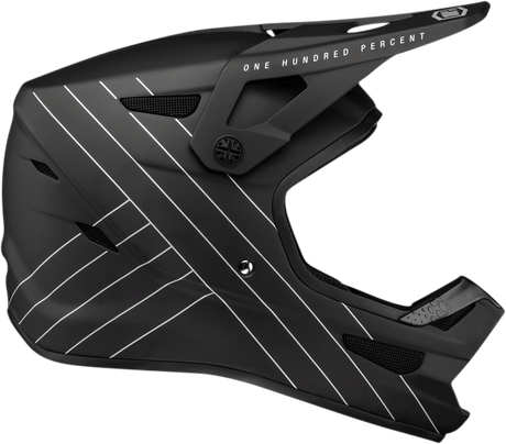 100% Status Helmet - Black - Medium 80010-00003 - Electrek Moto