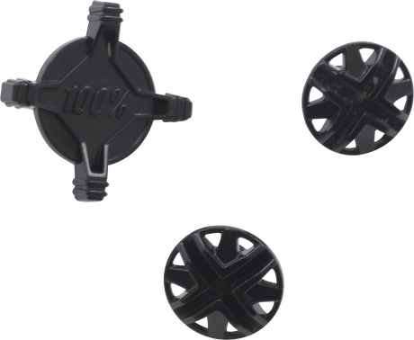 100% Status Visor Screw - Black 89036-00001 - Electrek Moto