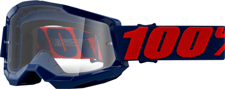 100% Strata 2 Goggles - Masego - Clear 50027-00008 - Electrek Moto