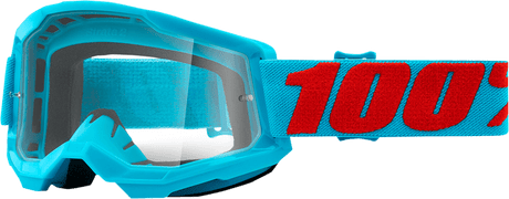 100% Strata 2 Goggles - Summit - Clear 50027-00011 - Electrek Moto