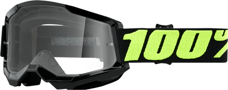 100% Strata 2 Goggles - Upsol - Clear 50027-00012 - Electrek Moto