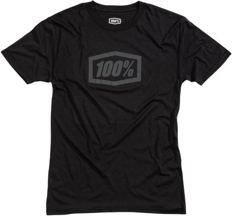 100% Tech Icon T-Shirt - Black/Gray - Small 20009-00000 - Electrek Moto