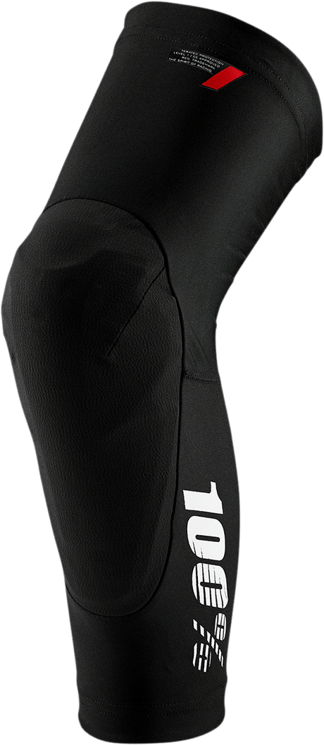 100% Teratec Knee Guards - Black - Large 70003-00003 - Electrek Moto