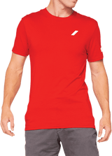 100% Tiller T-Shirt - Red - Large 32133-003-12 - Electrek Moto
