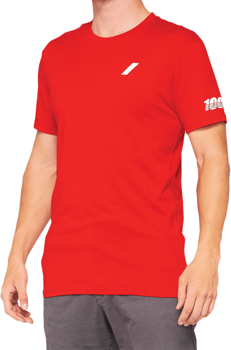 100% Tiller T-Shirt - Red - XL 32133-003-13 - Electrek Moto