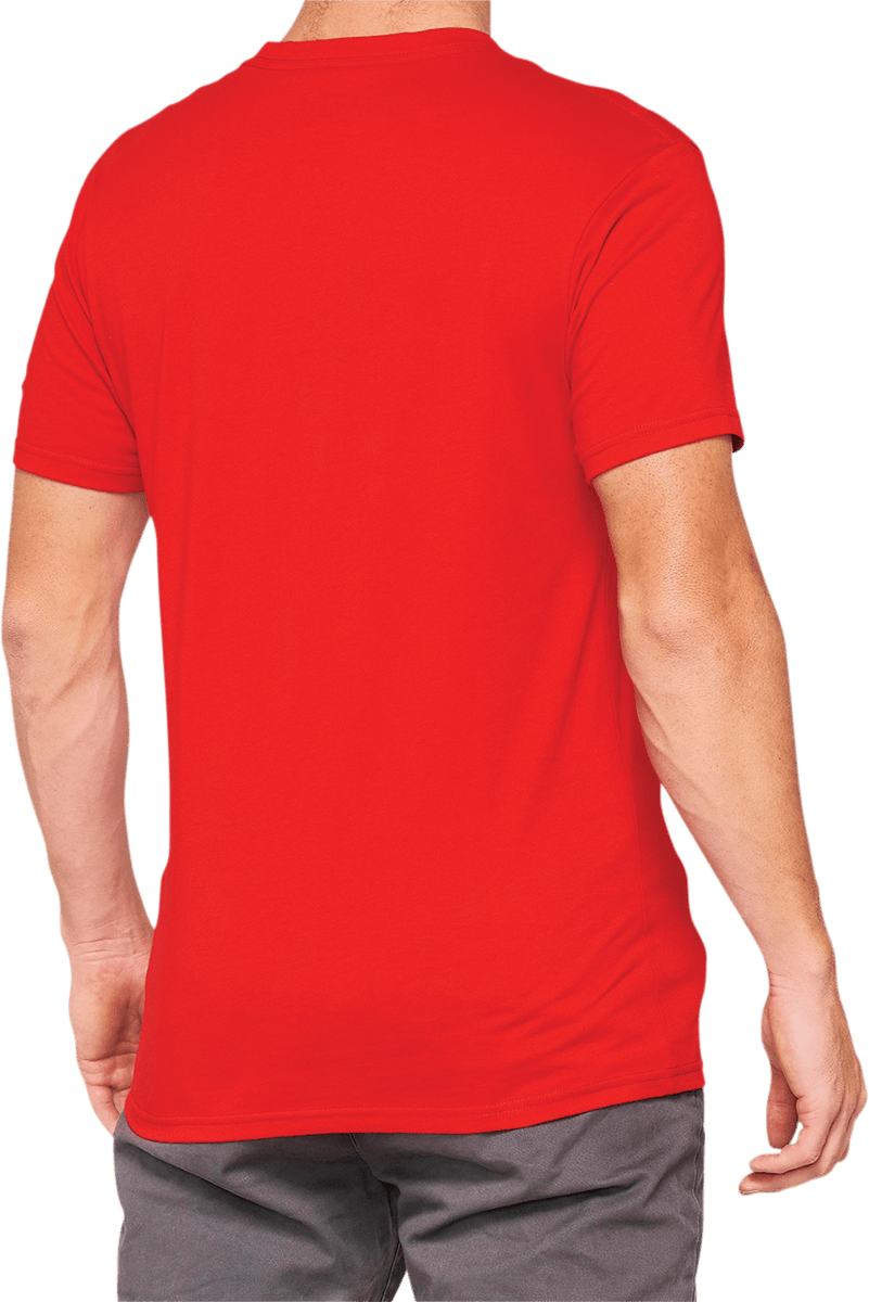 100% Tiller T-Shirt - Red - XL 32133-003-13 - Electrek Moto