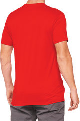 100% Tiller T-Shirt - Red - XL 32133-003-13 - Electrek Moto