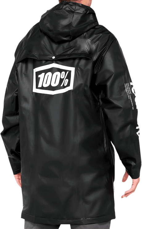 100% Torrent Raincoat - Black - Large 20040-00002 - Electrek Moto