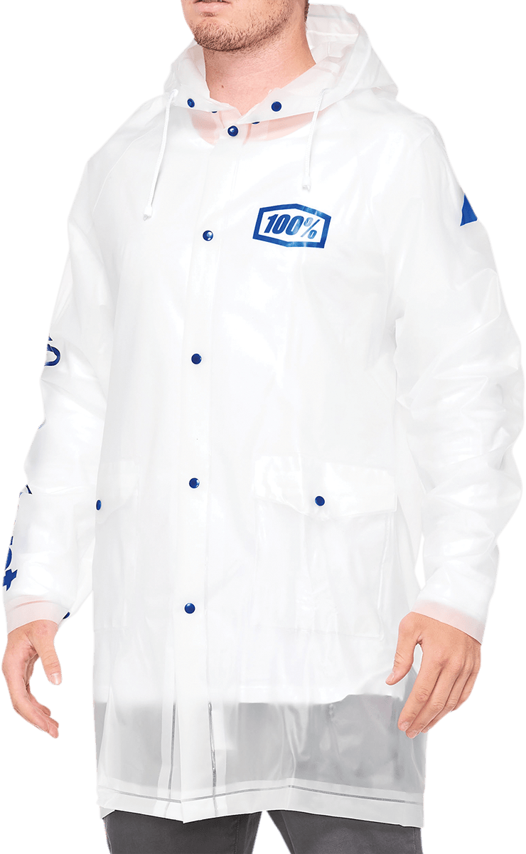 100% Torrent Raincoat - Clear - Lerge 20040-00012 - Electrek Moto