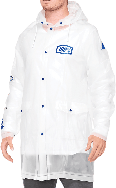 100% Torrent Raincoat - Clear - Medium 20040-00011 - Electrek Moto