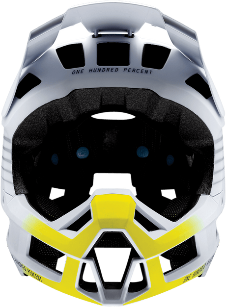 100% Trajecta Helmet - Fidlock - Black/White - Large 80003-00007 - Electrek Moto