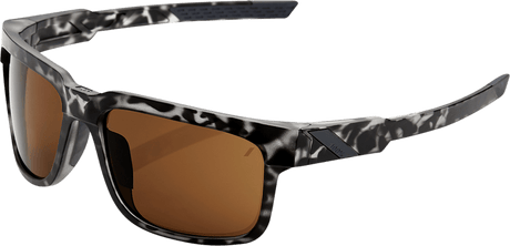 100% Type-S Sunglasses - Black Havana - Bronze 61032-259-73 - Electrek Moto