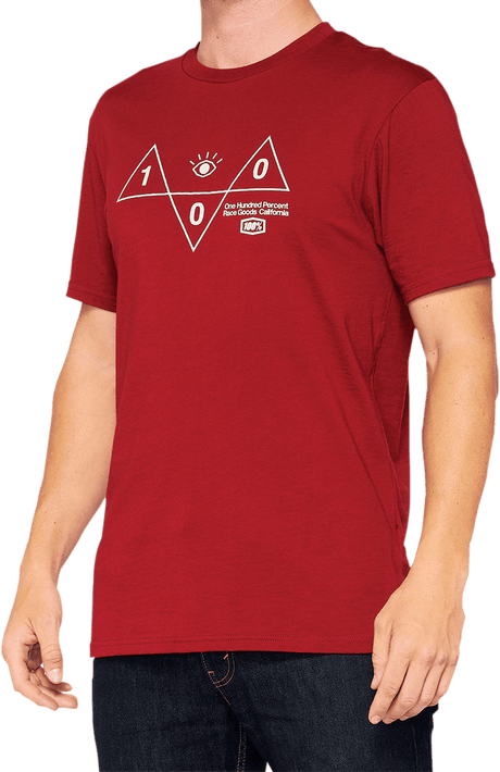 100% Vision T-Shirt - Brick - Large 32135-068-12 - Electrek Moto