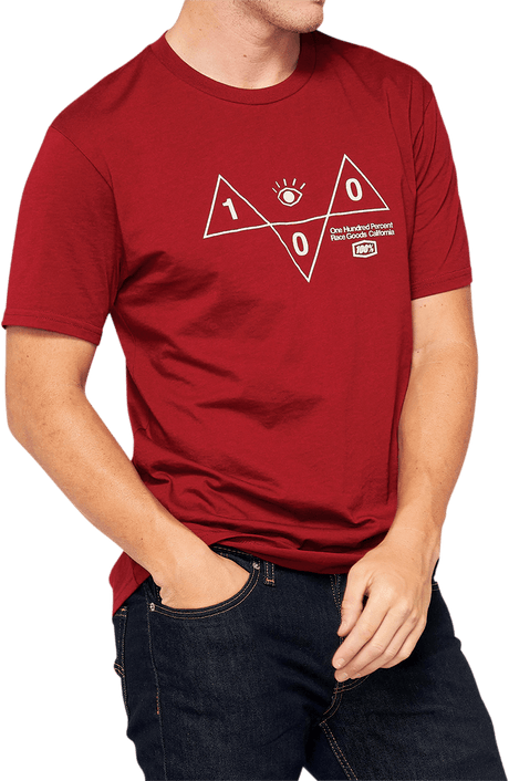 100% Vision T-Shirt - Brick - XL 32135-068-13 - Electrek Moto