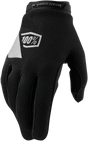 100% Women's Ridecamp Gloves - Black - Large 10013-00003 - Electrek Moto