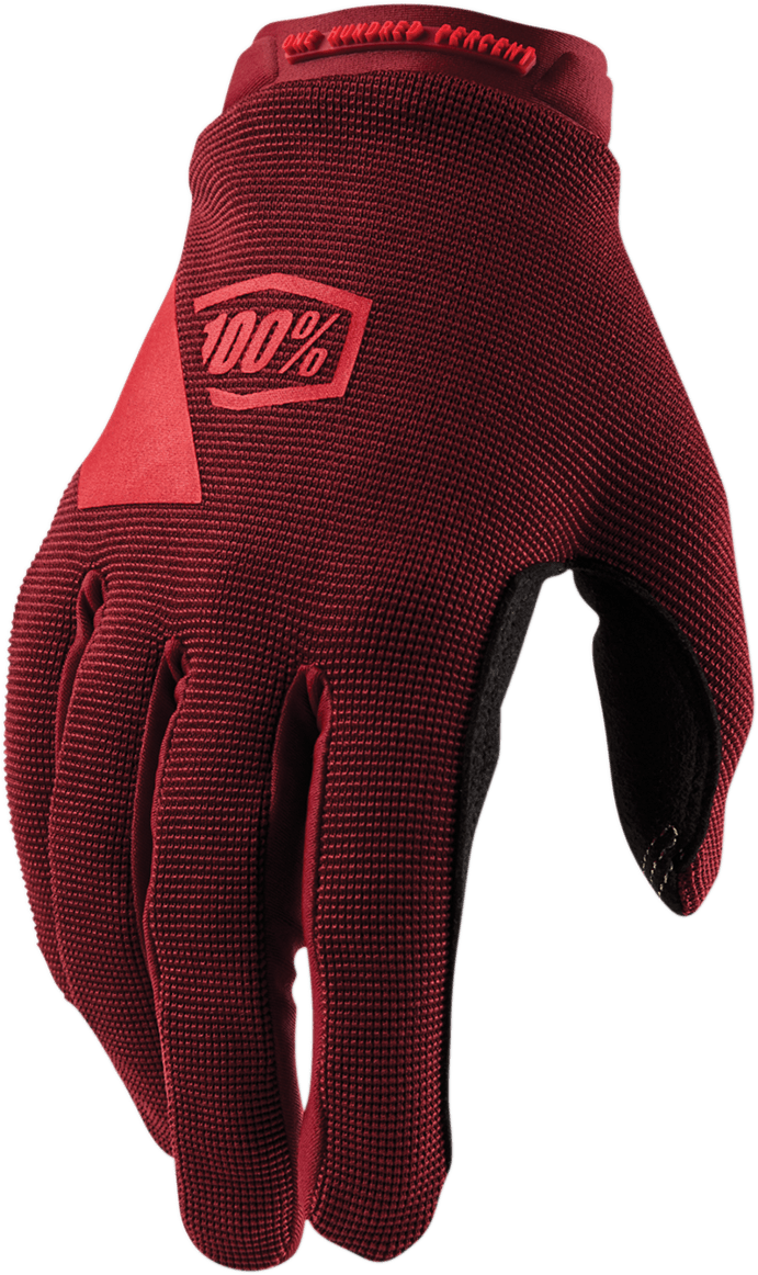 100% Women's Ridecamp Gloves - Brick - Large 11018-060-10 - Electrek Moto