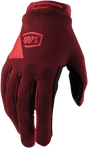 100% Women's Ridecamp Gloves - Brick - Large 11018-060-10 - Electrek Moto