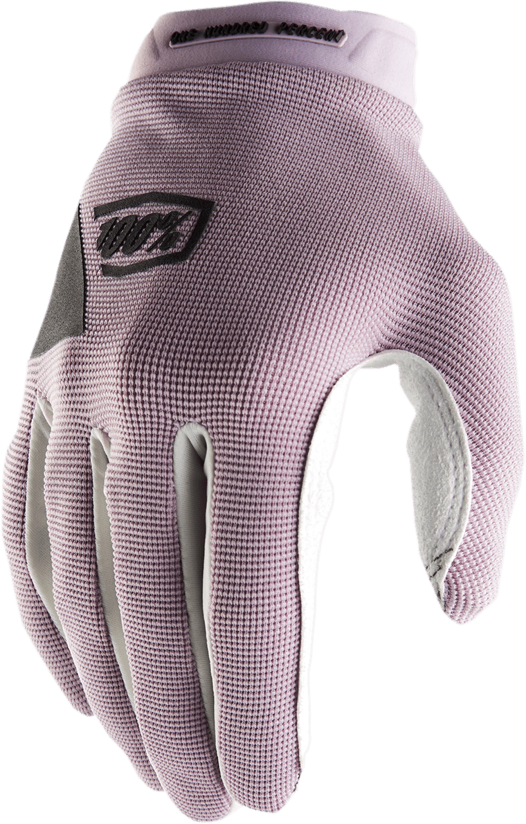 100% Women's Ridecamp Gloves - Lavender - Large 10013-00013 - Electrek Moto