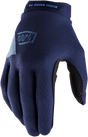 100% Women's Ridecamp Gloves - Navy/Slate Blue - Medium 10013-00017 - Electrek Moto