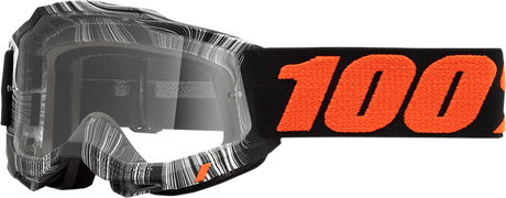 100% Youth Accuri 2 Goggles - Geospace - Clear 50024-00004 - Electrek Moto