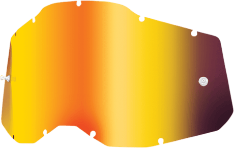 100% Youth Accuri 2/Strata 2 Lens - Red Mirror 59107-00004 - Electrek Moto