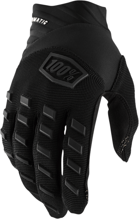 100% Youth Airmatic Gloves - Black/Charcoal - Medium 10001-00001 - Electrek Moto